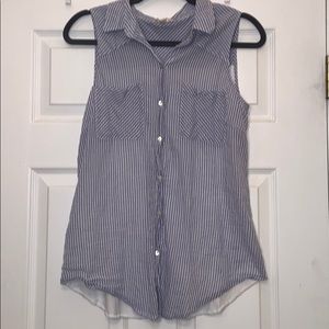 Cupio Button-up Tank Top